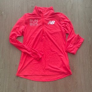 New Balance Boston Quarter Zip Pullover, Size M